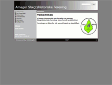 Tablet Screenshot of amagerslaegt.dk